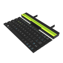 Itop R4 Reel Folding Bluetooth Keyboard 64 Keys Portable Foldable Wireless Keypad for Table PC Smartphones